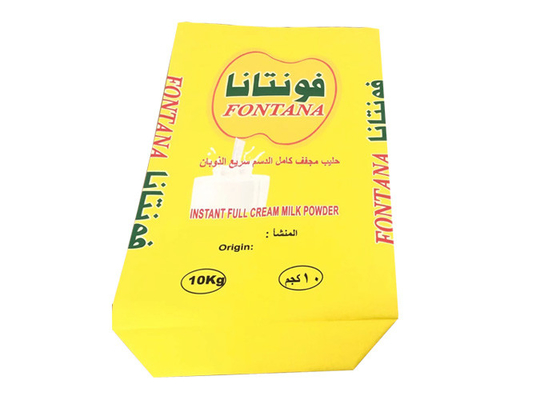 Bolsas de papel termoselladas biodegradables de 20 kg y 25 kg para leche en polvo