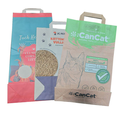 6L 10L soldó el escudete en caliente lateral Cat Litter Bags Wear Resistance biodegradable