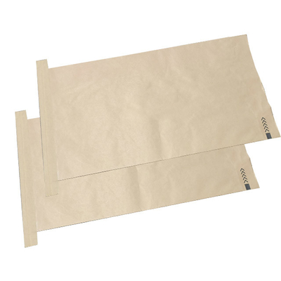 Bolsas de papel multicapa de boca abierta cosidas para alimentos 20 kg