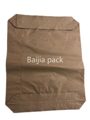 Diseño personalizado Bolsas de papel industriales Sello térmico Cierre Solución de embalaje confiable