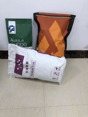 20 kg de bolsas de papel de fondo de pellizco con capacidad acepta personalizado y cierre