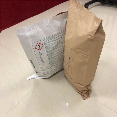 Bolsas de papel de pared múltiple de boca abierta cosidas a medida para piensos y aditivos para animales