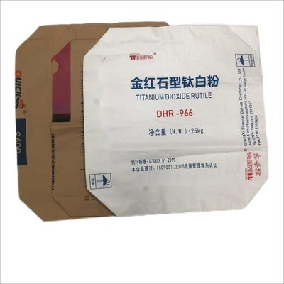 Embalaje a medida Bolsa de papel industrial 25 kg Embalaje Materiales de construcción químicos Polvo alimenticio