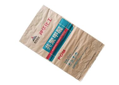 Sacos multi durables del papel de empapelar del pegamento del sello estabilidad de múltiples capas caliente de las bolsas de papel de la buena
