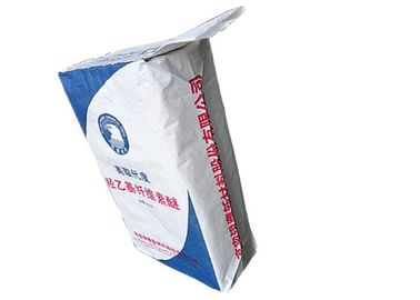 Cemente las bolsas de papel industriales de los sacos 25kg 50kg, parte inferior cuadrada de los bolsos del embalaje del cemento