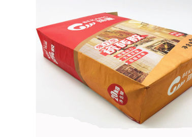Estabilidad portadora fuerte de empaquetado de las bolsas de papel del cemento de los materiales de construcción buena