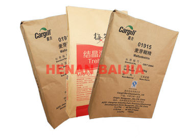 El papel a prueba de humedad de Multiwall despide las bolsas de papel de empaquetado del cemento agrícola del fertilizante