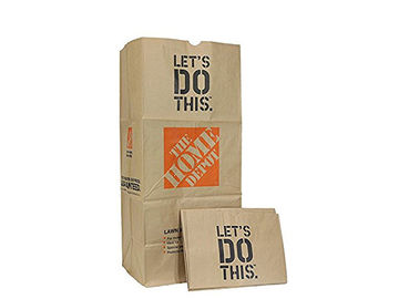 Abra las bolsas de papel de Multiwall Kraft de la boca, empaquetado plegable degradable del bolso de basura