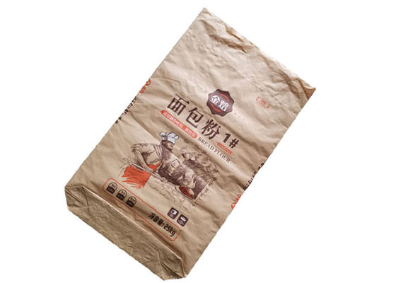 bolsas de papel de Kraft del multiwall 20kg