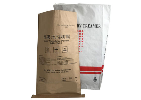 Negro de carbono precipitado meteorológico de las bolsas de papel de Multiwall Kraft de la silicona 25KG