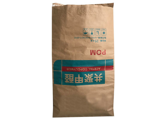 Velocidad que llena el artículo resistente de las bolsas de papel de Kraft 3 capas del bolso del PE dentro