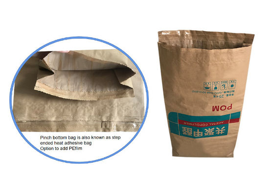 Bolsas de papel térmicas en caliente adhesivas pegadas del derretimiento caliente con la impresión de encargo