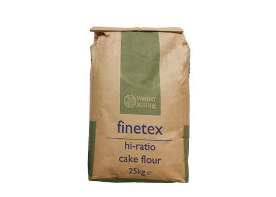 Bolsas de papel de encargo del logotipo 25kg Multiwall Kraft para la harina de pescado que embala del pienso