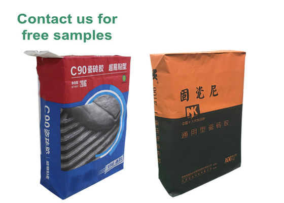 bolso seco del cemento del mortero de las bolsas de papel de 20kg 25kg 40kg 50kg Multiwall Kraft