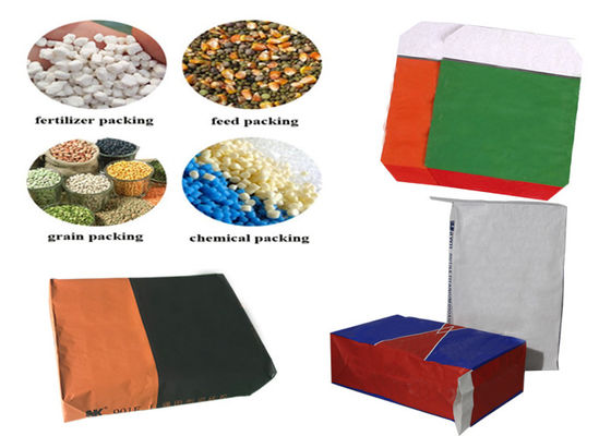 Desgaste modificado para requisitos particulares 3 capas - bolso de papel de empaquetado reciclable resistente de la válvula del fertilizante