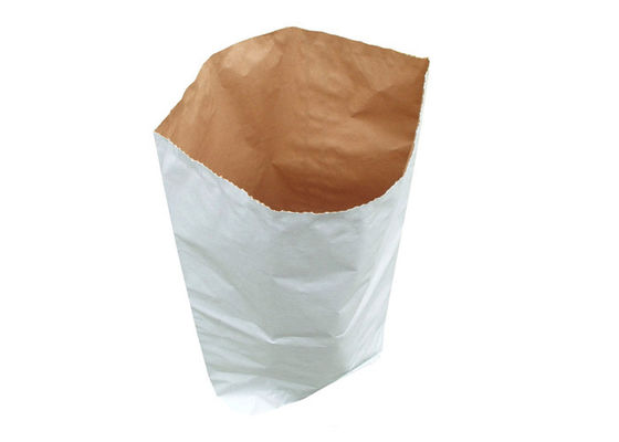 sacos de papel de Kraft reciclados bolsas de papel del arroz de 25kg Brown Multiwall