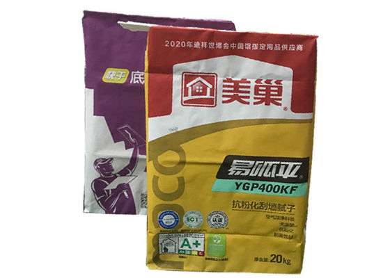 Saco de papel modificado para requisitos particulares del bolso de la válvula de 25kg Multiwall Kraft para el almidón de maíz