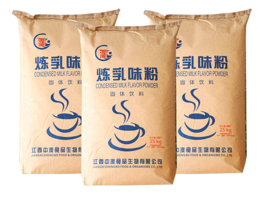 Bolsas de papel de Multiwall Kraft de la categoría alimenticia para leche en polvo de polvo de los Cocos del polvo del té