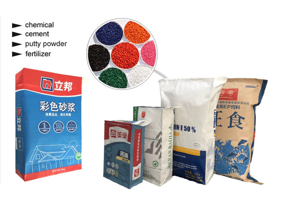Brown natural modificado para requisitos particulares pegó la construcción industrial de las bolsas de papel de Multiwall de la válvula