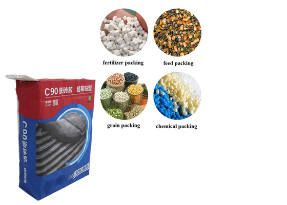 Bolsas de papel pegadas polvo químico absorbente líquido 15kg 20kg 25kg de Multiwall de la válvula del derramamiento