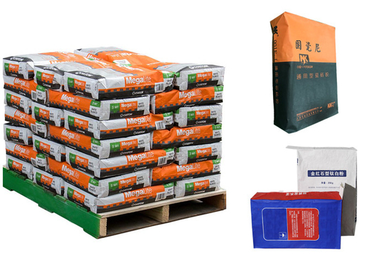 Cemento Flexo que imprime el absorbente líquido pegado químico del derramamiento de las bolsas de papel de Multiwall de la válvula