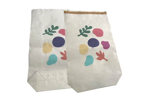 Empaquetado termosellado biodegradable del almidón de maíz de las bolsas de papel de 20kg 25kg