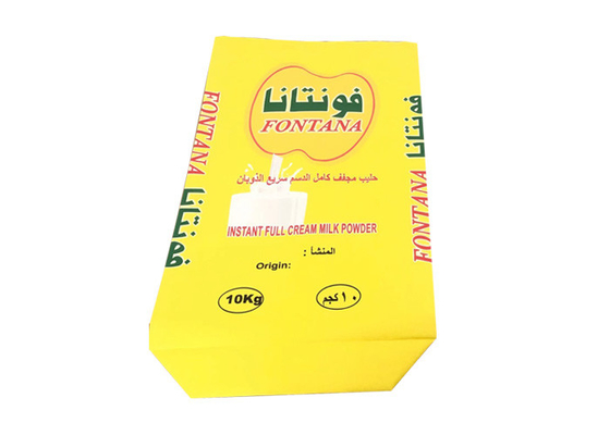 Bolsas de papel industriales estándar de la categoría alimenticia del GMP para la leche en polvo