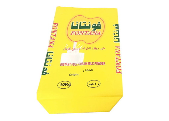 grado alimenticio de los sacos de papel de empapelar de la leche en polvo de 20kg 25kg