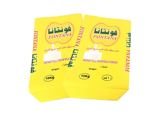 Acepte la bolsa de papel industrial de encargo 25kg 3 capas Pe alineado Multi Wall Kraft