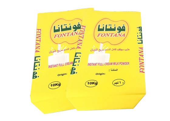Bolsas de papel industriales estándar de la categoría alimenticia del GMP para la leche en polvo