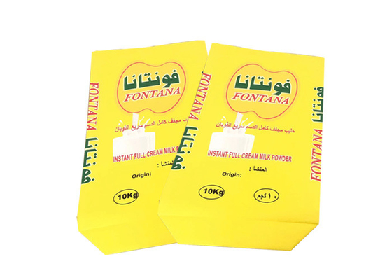 Película multipared de Kraft PE 3 capas de bolsas de papel termoselladas de categoría alimenticia de Brown blanco