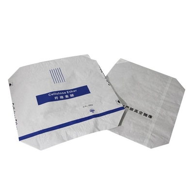 Convenientes bolsas de papel de válvula pegada de pared múltiple envasado productos en polvo granular