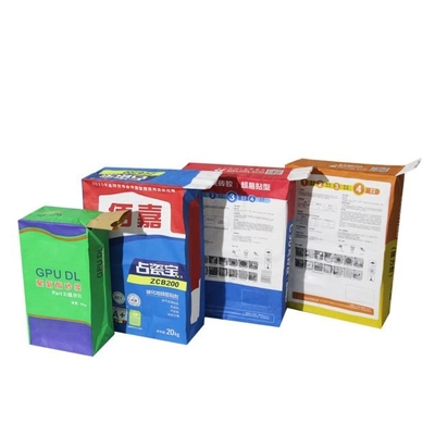 Válvula industrial de cierre personalizado Bolsas de papel de pared múltiple para aplicaciones de construcción
