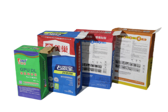 Bolsas de embalaje de papel kraft impreso a medida de hasta 7 colores resistentes al polvo