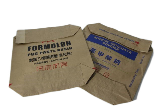 Personalización industrial de la forma de la impresión del huecograbado de las bolsas de papel de múltiples paredes de la válvula modificada para requisitos particulares