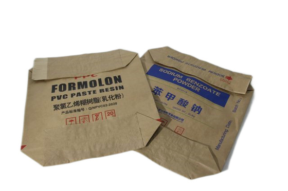 el cemento del embalaje de 25kg 50kg Kraft empaqueta la impermeabilización de papel del bolso de la válvula