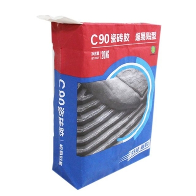 Empaquetado industrial pegado del papel del cemento de los bolsos de la válvula de 20kg 25kg 50kg