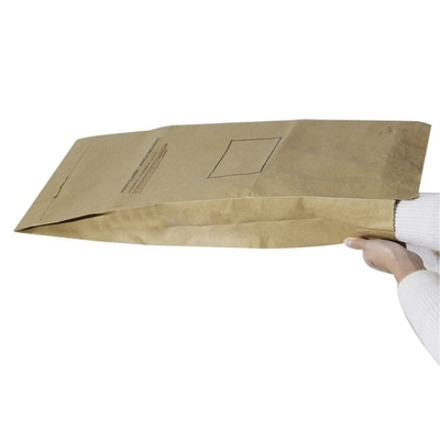 bolsos de empaquetado de papel de Kraft de la harina de trigo del sellado caliente de 20kg 25kg a prueba de humedad