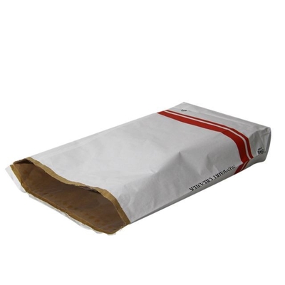 bolsos de empaquetado de papel de Kraft de la harina de trigo del sellado caliente de 20kg 25kg a prueba de humedad