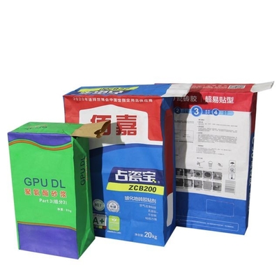 Bolsas de papel multipared de válvula pegadas para empaquetar agente espumante de polvo químico