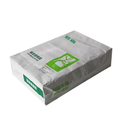 Impresión pegada blanca del bolso 25kg 50kg Flexo de la harina de arroz de las bolsas de papel de Multiwall de la válvula