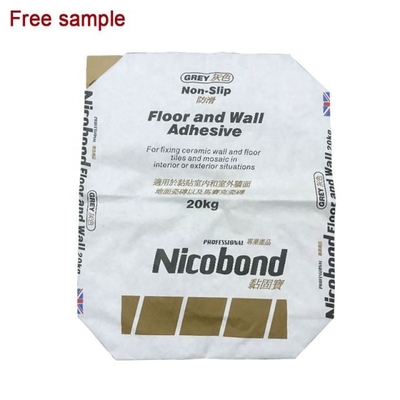 Sacos de papel inferiores 60g-120g/M2 de la válvula de Kraft de papel del cuadrado químico de múltiples capas de la bolsa