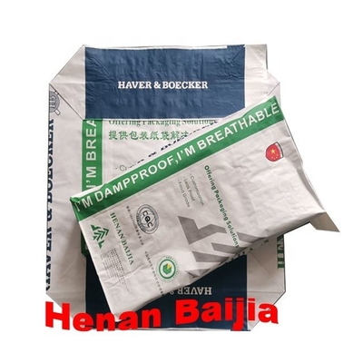 Bolsos reciclables pegados estándar de leche en polvo de las bolsas de papel de Multiwall de la válvula del GMP