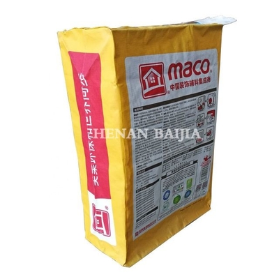 la bolsa de papel de 25kg Kraft 20kg 25kg modificó el bolso de papel del embalaje para requisitos particulares de la harina de Kraft