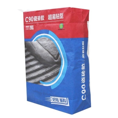 bolso de papel de la válvula de 95gsm Kraft dos capas semi extensibles