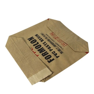 bolso de papel de la válvula de 95gsm Kraft dos capas semi extensibles