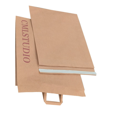 Bolsos de empaquetado de papel a prueba de humedad de Kraft 7 colores reciclables