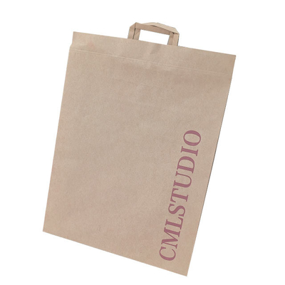 Bolsos de empaquetado de papel a prueba de humedad de Kraft 7 colores reciclables