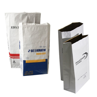 Bolsas de papel kraft de pared múltiple de espesor personalizado con mango