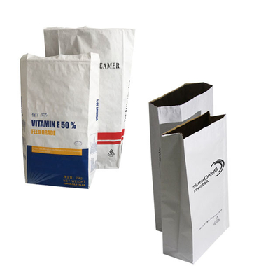 Harina de arroz reciclable de la alimentación del animal doméstico de 3 de la capa bolsas de papel de Multiwall Kraft Sugar Bag